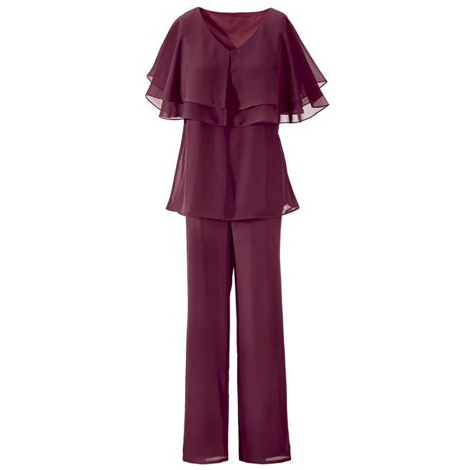 Autumn Rose Triple-Tiered Pant Set, , large
