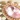 Crystal/Enamel Stretch Ring, Pink, swatch