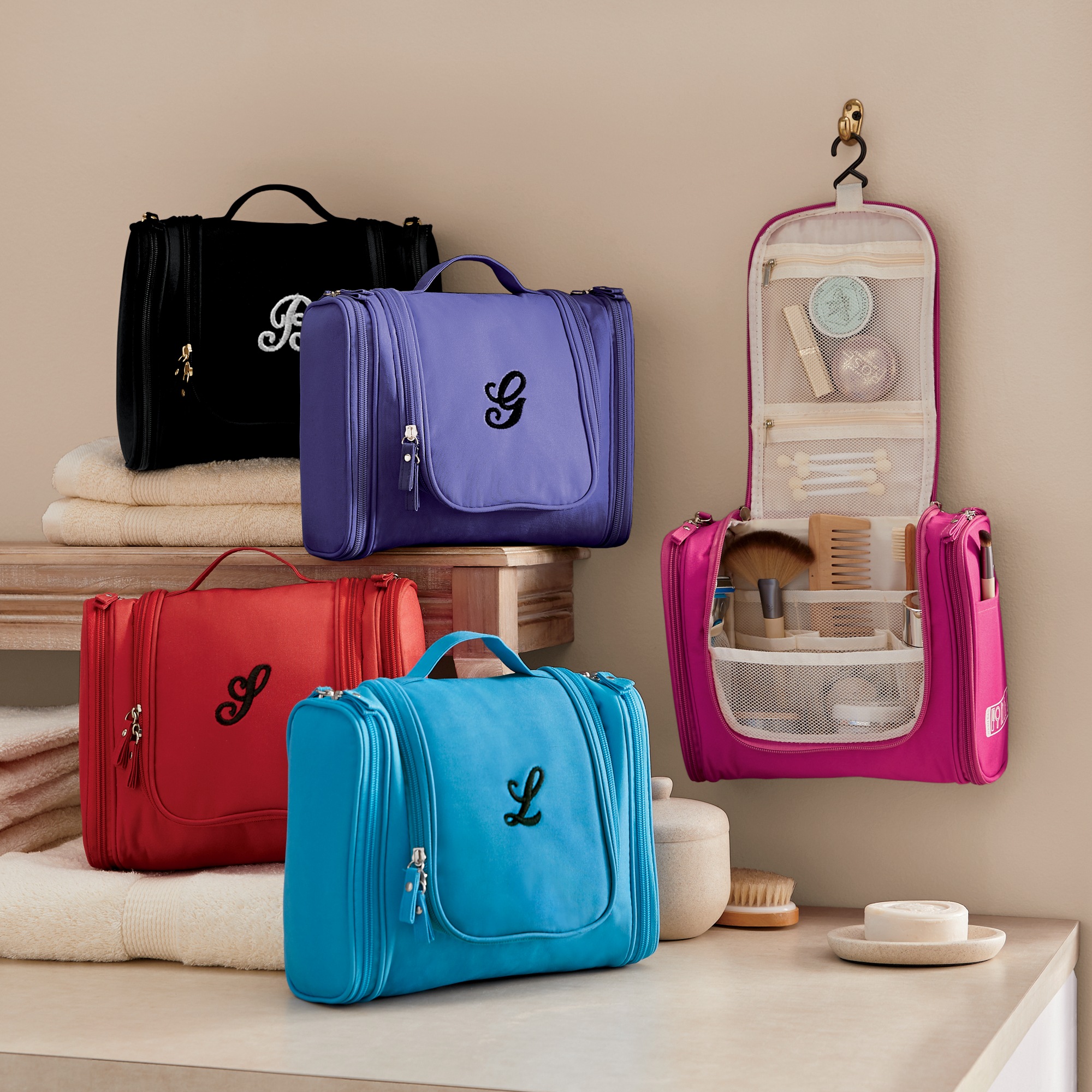 monogrammed toiletry bag