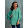 Fringe Poncho Top, , large