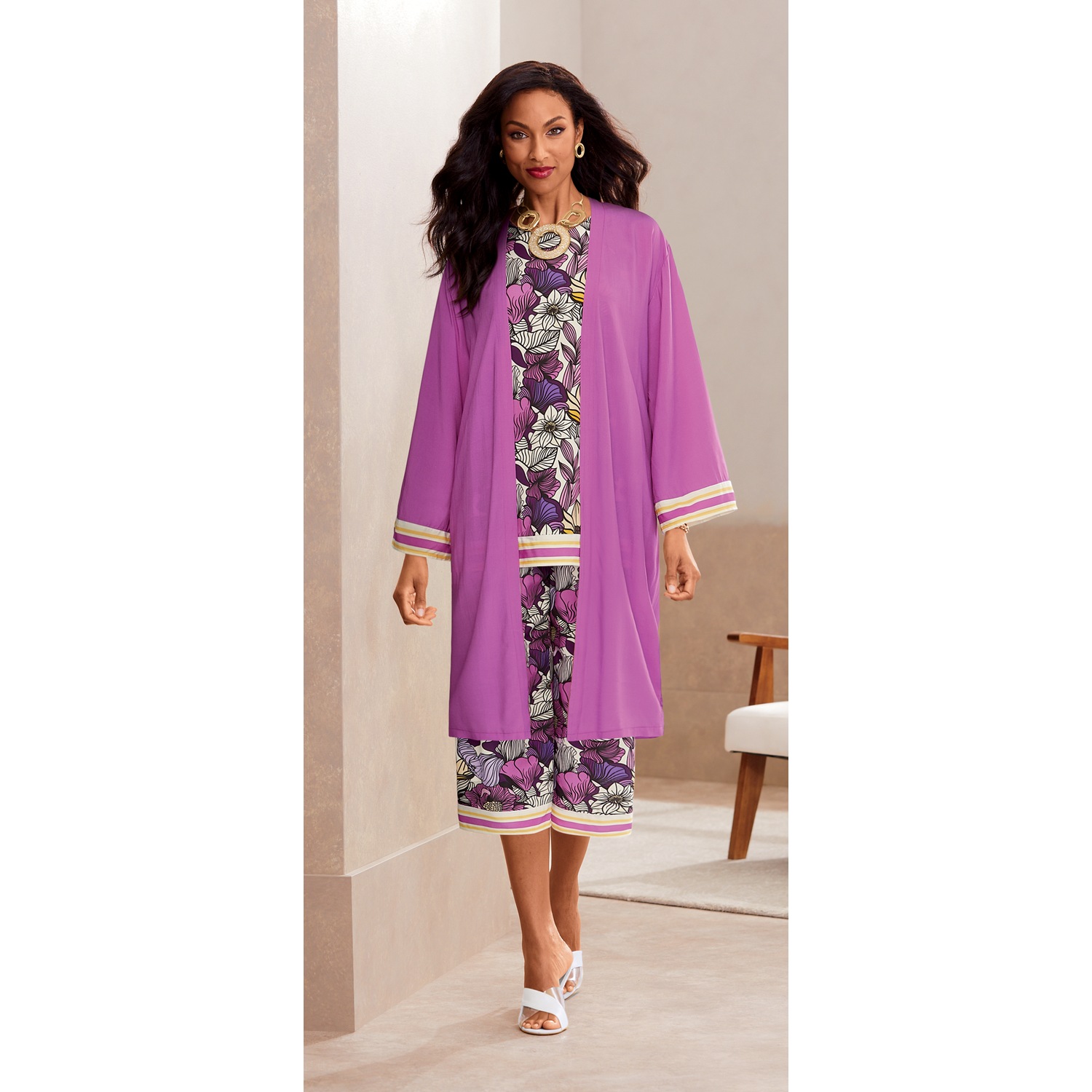 Portia Duster Midnight Velvet