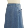 Ava Button Front Denim Skirt, , large