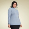 Becca Mock-Neck Sweater, Blue, large