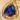 Color Crystal Necklace, Bracelet, Earring & Ring Set, Blue, swatch