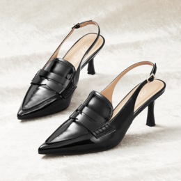 Midnight Velvet Penny Slingback, , large