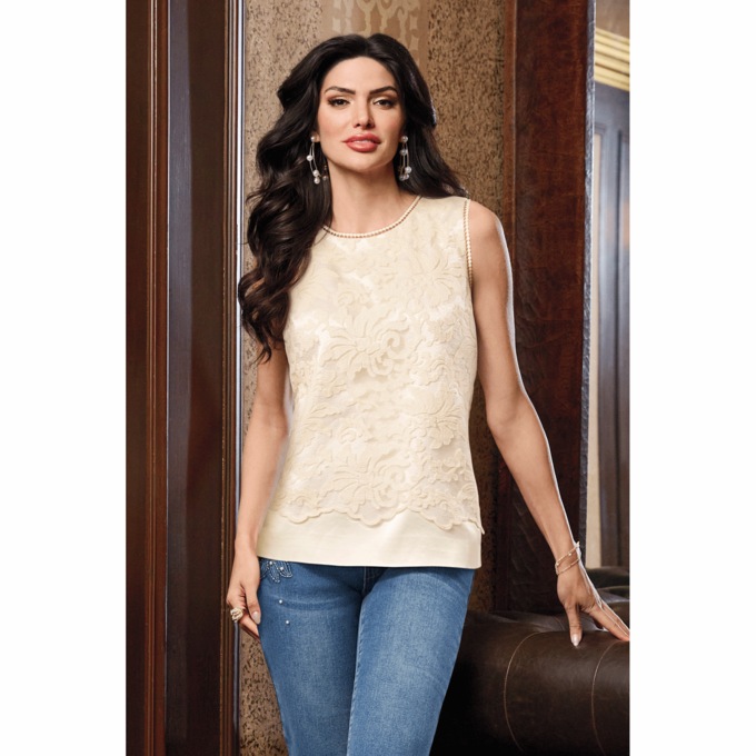 Opal Lace Blouse, , large