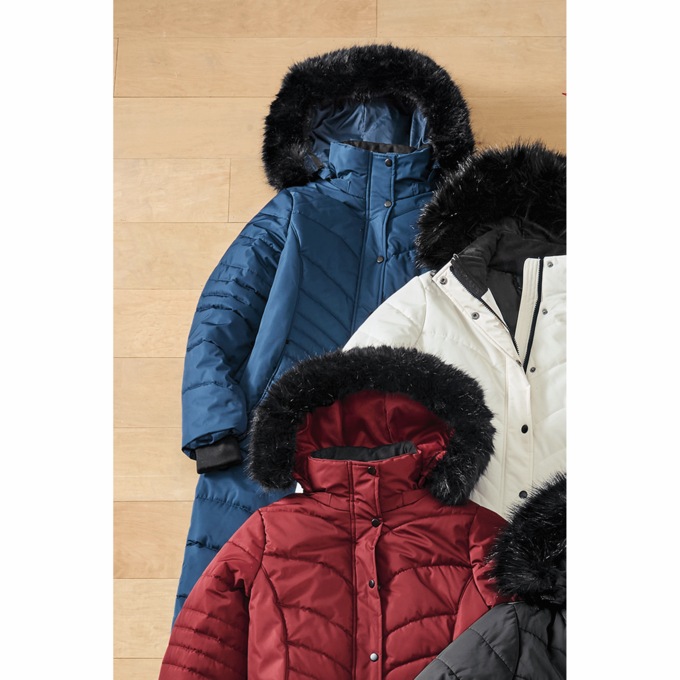 Snowfall Duffle Coat, Navy, large