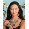 Crystal Swirl Earring, , large