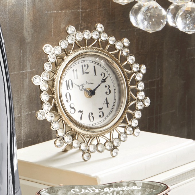 Glam Romantic Table Clock, , large