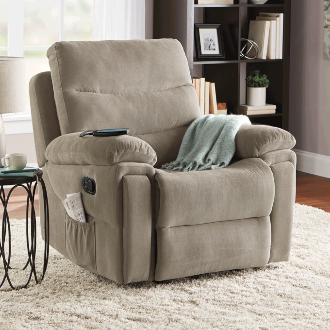 Rocking Recliner with Massage and Heat, , large