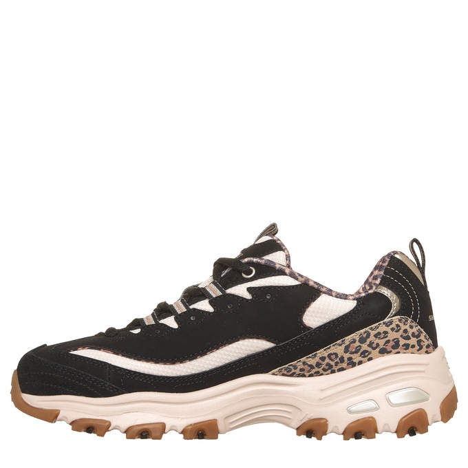 Skechers Women's D'Lites Leopard Lace-Up, , large