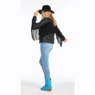 Denim Fringe Jacket, , large