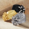 Embellished Flower Turban, , large