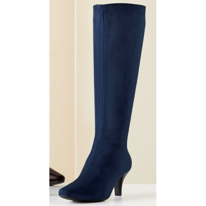 midnight velvet boots