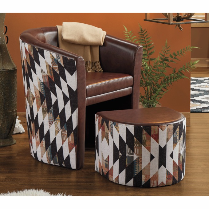 Lupe Club Chair & Ottoman, , large