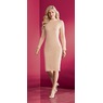 Solid Pearl-Trimmed Knit Dress, , large