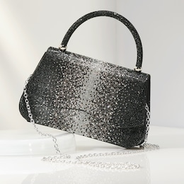 Rhinestone Ombr&eacute; Clutch, , large