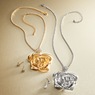 Rose Necklace and Earring Set, , large