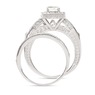 White Topaz Princess Bridal Set, , large