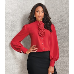 Rosa Woven Blouse, , large