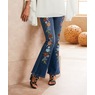 Fleetwood Floral Embroidered Jean, , large