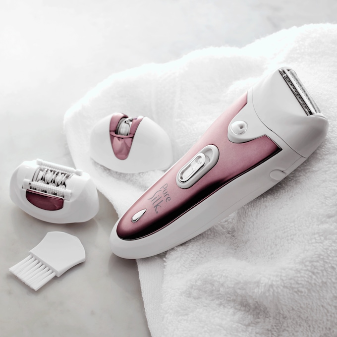 Pure Silk Ladies 3-in-1 Epilator & Shaver, , large