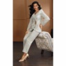 Solana Geo Pant Suit, Blue Gold, large