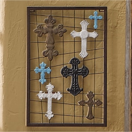Metal Crosses Wall Art, , large