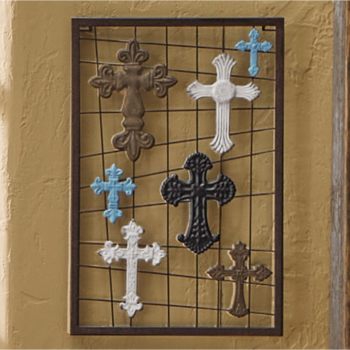 Metal Crosses Wall Art, , large