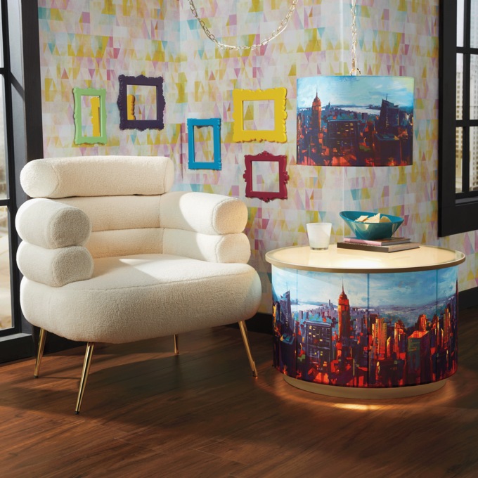 Cityscape Lit Coffee Table, , large