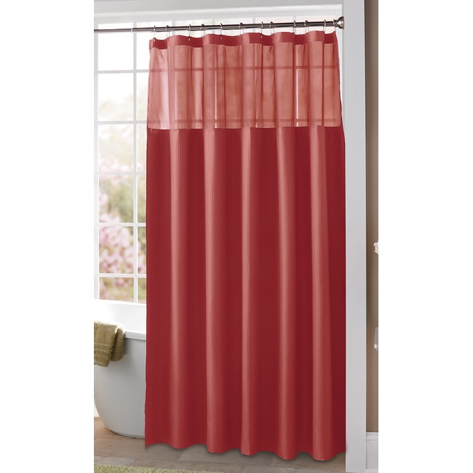 Kingfield Snap-Off Shower Curtain, , large