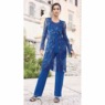 Jozette Fringey Embellished Pant Set, , large