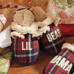 Dearfoams Kids' Li'l Bear Scuff, , large