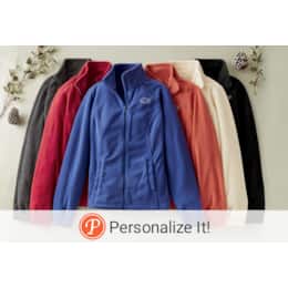 Women's Personalized Fleece Jacket, , large
