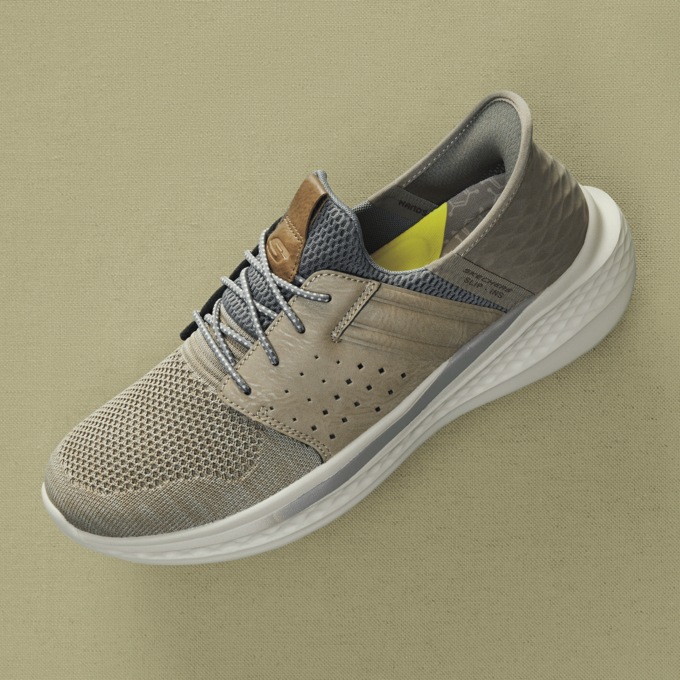 Skechers lace slip on hotsell