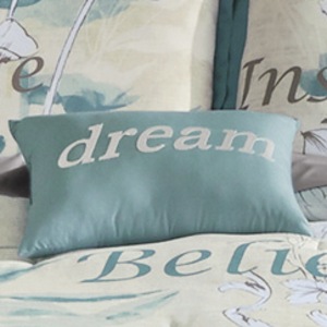 Sentiments Embroidered Pillow, , large