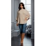 Denise Cable Poncho Sweater, , large