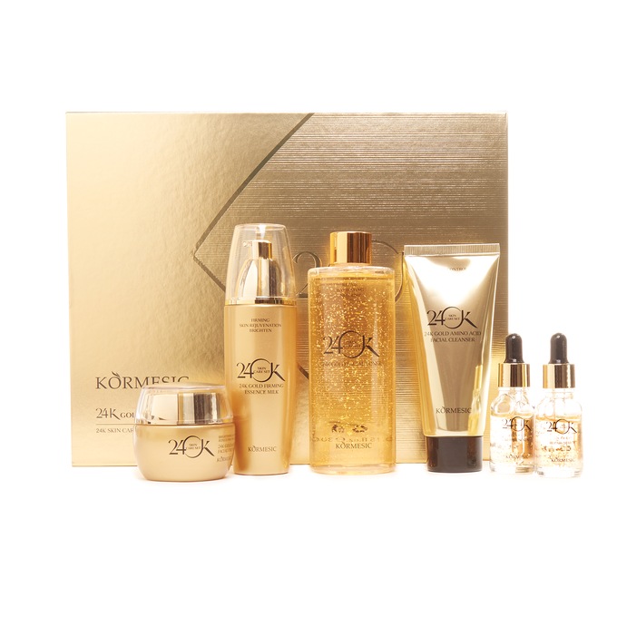 24K Gold Skincare 6-Piece Set, , large
