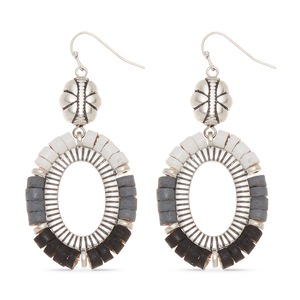Ombré Beaded Earrings, , large