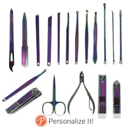 Iridescent 19-Piece Manicure Set, , large