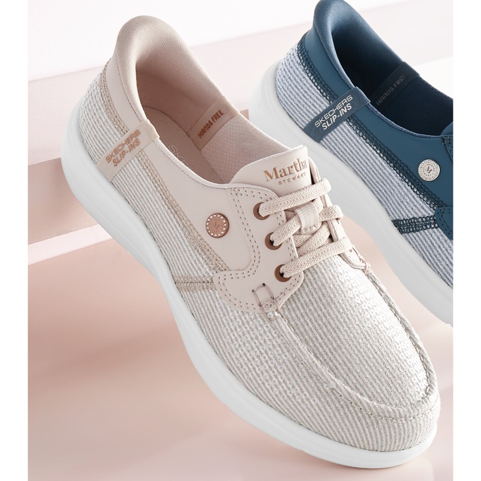 Skechers Women's Martha Stewart Slip-Ins Flex Radiant Boat Shoe, , large