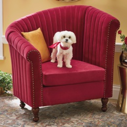 Offset Barrel Chair, , large