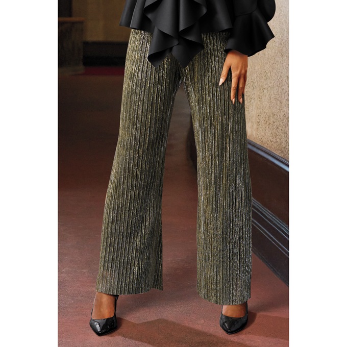 Goldie Metallic Pants, , large