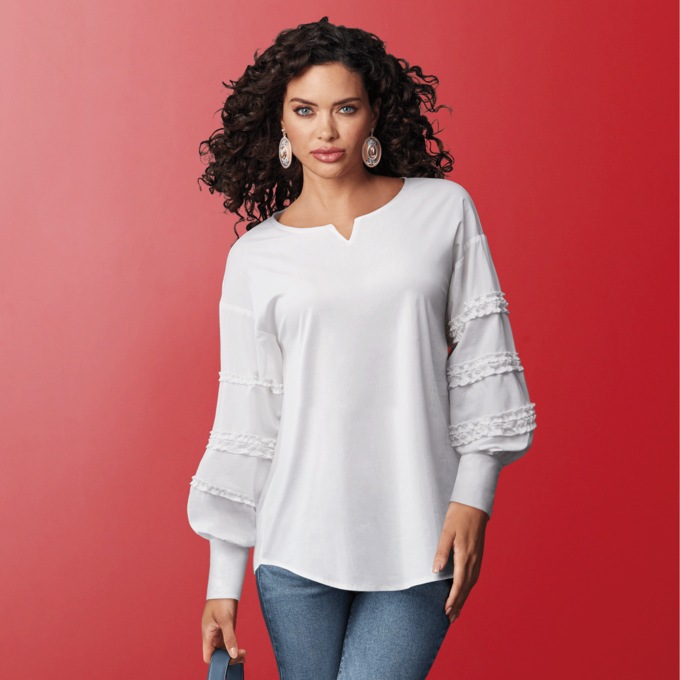 Isabella Woven Tunic, , large