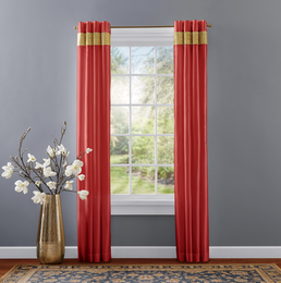 Addison Faux-Silk Single Grommet Panel, , large