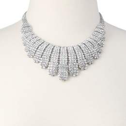 Crystal Bar Necklace, , large