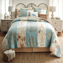 Harmony 10-Piece Comforter Set and Window Treatments, , large