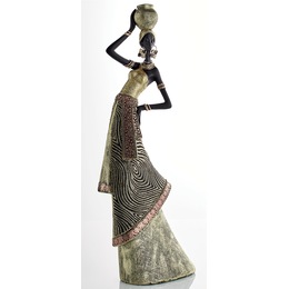 Yatziki African Lady Figurine, , large