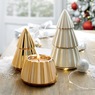 Gilded Christmas Tree Candle, , large