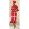 Exploded Plaid Peplum Dress and Ora Flower Pillbox, , large